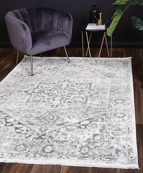 London Classic Vintage Grey Rug - ADORE RUGS and FLOORING